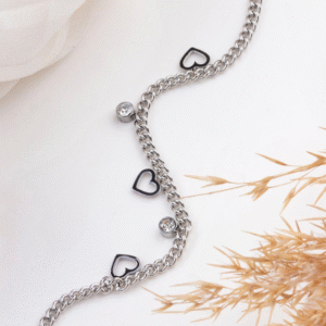 پابند استیل کارتیر قلب 21970003 | فروشگاه گنج جواهر