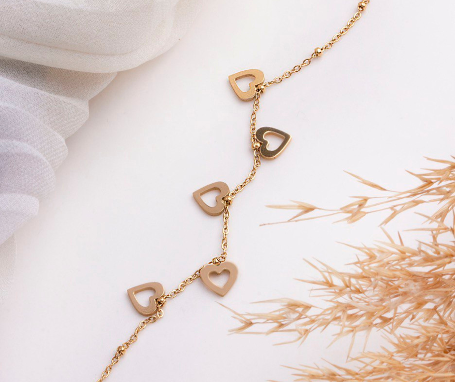 پابند استیل کارتیر قلب 21970002 | فروشگاه گنج جواهر