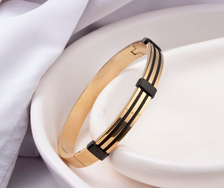 دستبند استیل مدل 1 | فروشگاه گنج جواهر