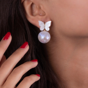 گوشواره مرواریدی فشن 2206572 | فروشگاه گنج جواهر