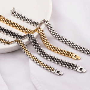 دستبند رولکس استیل مدل 10 | فروشگاه گنج جواهر